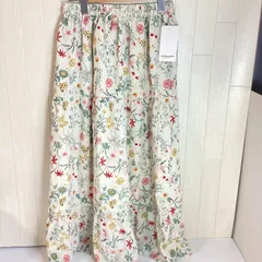 オリーブデオリーブ　OLIVE desOLIVE 花柄ティアードスカート (F)  ☆未使用☆     …e.s