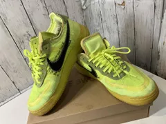 NIKE ナイキ AIR FORCE 1 LOW OFF WHITE スニーカー AO4606-700 ローカット シューズ オフホワイト 26.5cm イエロー  箱付