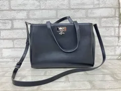 agnes b. アニエスベー 2wayバッグ ハンドバッグ ショルダーバッグ トートバッグ 牛革 レザー ブラック レディース 状態考慮