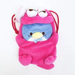 サンリオ タキシードサム × クレヨンしんちゃん ワニ山さん ぬいぐるみ巾着 sanrio