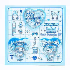 サンリオ マイメロディ＆クロミ DollyMix 缶バッジ3個セット ブルー sanrio