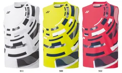 ヨネックス YONEX テニス メンズゲームシャツ   ノースリーブ   10579 500 ライムイエロー