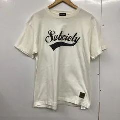 Subciety サブサエティ Tシャツ 半袖 半袖カットソー プリントTシャツ クルーネックカットソー