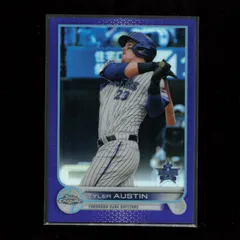 【299枚限定】Topps Chrome NPB 2022 T.オースティン パープルリフラクター 横浜 DeNA シリアル 紫