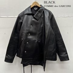 COMME des GARÇONSのAD2001レザースイッチングコート - メルカリ