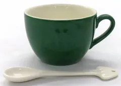 【中古】食器 ロゴ マグカップ＆スプーンセット 「一番くじ モスバーガー 2」 C賞