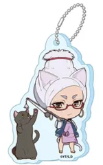 【中古】キーホルダー 綾瀬星子(ダイカット) 「ダンダダン ぷちちょこ トレーディングアクリルキーホルダー(猫カフェ)」
