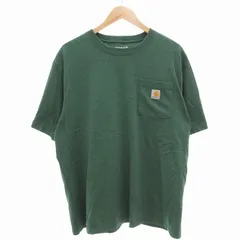 カーハート carhartt WORKWEAR S/S POCKET T-SHIRT Tシャツ カットソー L 半袖 緑 グリーン K87-M /FF