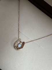 美品】スタージュエリー ♡アクアムーンネックレス K18 - メルカリ