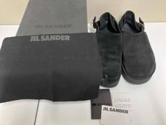 ジルサンダー サンダル 42 SUEDE REVERSED ブラック 厚底 黒 JIL SANDER SUEDE REVERSED SANDAL - メルカリ
