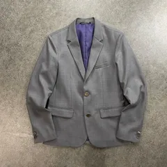 美USED 日本製 GGD Tailored Jacket Wool ジージーディー テーラードジャケット シングル ブレザー ウール グレー メンズ 3のサムネイル