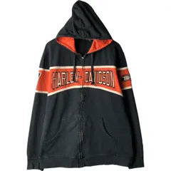 古着 ハーレーダビッドソン Harley-Davidson スウェットフルジップパーカー メンズXL相当/eaa602246