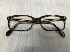 OLIVER PEOPLES ブラウンラウンドメガネ - メルカリ