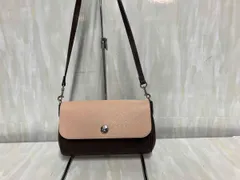 COACH コーチ ショルダーバッグ F12106 バイカラー ピンク ブラウン
