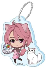 【中古】キーホルダー 白鳥愛羅(アイラ)(ダイカット) 「ダンダダン ぷちちょこ トレーディングアクリルキーホルダー(猫カフェ)」