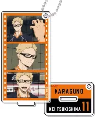 【中古】キーホルダー 月島蛍 「名シーンアクリルスタンドキーホルダー 劇場版 ハイキュー!! ゴミ捨て場の決戦 Vol.3」