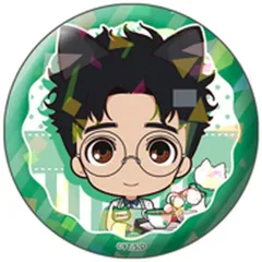 【中古】バッジ・ビンズ 高倉健(オカルン)(ホログラム) 「ダンダダン ぷちちょこ トレーディング缶バッジ(猫カフェ)」