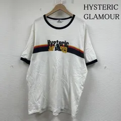 ヒステリックグラマー 半袖 リンガー Tシャツ ヒスガール ロゴ プリント クルーネック シャツ カットソー メンズ XL ISItems【USED】【古着】【中古】50147597