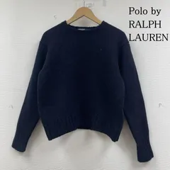 ポロバイラルフローレン ニット ウール クルーネック セーター 長袖 ポニーロゴ ワンポイント 刺繍 メンズ M ISItems【USED】【古着】【中古】50147673