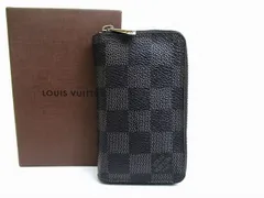ルイヴィトン LOUIS VUITTON ダミエ グラフィット ジッピーコインパース 小銭入れ カードケース メンズ 【美品】