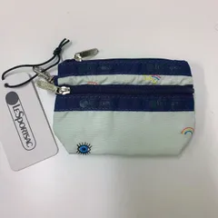 レスポートサック　　2段ポーチ　小銭入れ　刺繍　ミニポーチ　コインケース