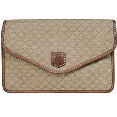 CELINE オールドセリーヌ マカダム柄 ポーチ クラッチ M06 - メルカリ
