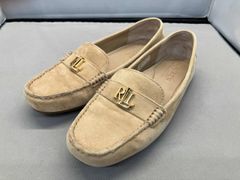 LAUREN Ralph Lauren スエード ローファー ベージュ - メルカリ