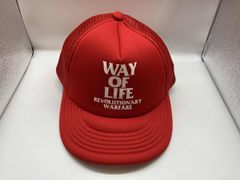 新品】RATS MESH CAP 「WAY OF LIFE」キムタクRED - メルカリ