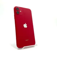 【全額返金保証】【最速発送】 iPhone 11 64GB (PRODUCT)RED au SIMフリー 白ロム 動作確認済 87%
