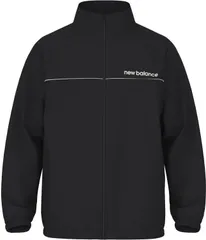 ニューバランス New Balance 53 ウーブントラックジャケット 裏メッシュ メンズ ジャケット トレーニング ランニング ジョギング ジム ウォームアップ ゆったりシルエット 3シーズン  AMJ53170 BK ブラック