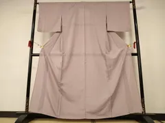 平和屋着物＊人間国宝・羽田登喜男監修　夏物　色無地　絽　洗柿色　金彩　さんび謹製　洗える着物　AABE0679jd 平和屋着物＊人間国宝・羽田登喜男監修 夏物 色無地 絽 洗柿色 金彩