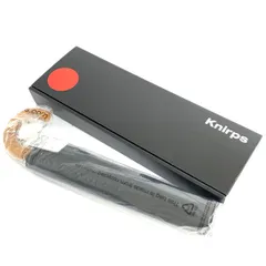 Knirps クニルプス 折りたたみ傘 55cm ウッドハンドル　ワンタッチ オープン    ブラック ユニセックス / 240002232014