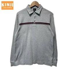 NIKE GOLF　ポロシャツ　長袖　シャツ　トップス　ハーフボタン　無地　コットン　ワンポイント　ブランドロゴ　スウッシュ　刺しゅう　古着