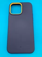 Caseology Nano Pop Mag iPhone14 Pro Max ケース MagSafe対応 ネイビー×イエロー