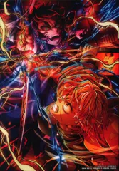 劇場版鬼滅の刃 無限城編 第1章 猗窩座再来 来場者特典 吾峠呼世晴 第5弾キービジュアルイラストボード 第5弾