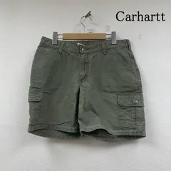 カーハート ペインター ダック地 カーゴパンツ ハーフパンツ ショーツ ロゴ 刺繍 ジップフライ メンズ 8 ISItems【USED】【古着】【中古】50147697
