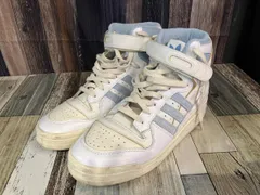adidas アディダス FORUM HI 84_フォーラム ハイ 84 ホワイト x ブルー 28cm 