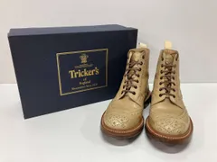 【数回使用程度】トリッカーズ カントリーブーツ M2508 専用袋付き UK8 並行輸入品】トリッカーズ カントリーブーツ エイコン アンティーク