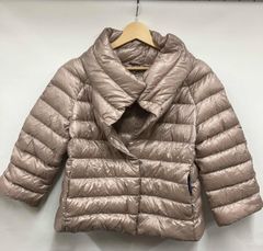 HERNO リバーシブル ライトダウン ジャケット 金ボタン 42 f727 新品タグ付き】HERNO ライトダウン 七分袖 リバーシブル 42サイズ