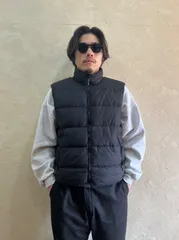90s00s ダウンベスト　ブラック　ヴィンテージビンテージ50s60s70s80s90scomoli AURALEE A.PRESSEコモリ オーラリーアプレッセ常田須田stussy supreme19soovy