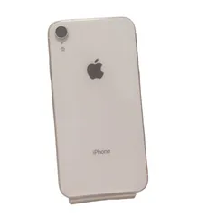 中古品 訳あり品　iPhoneXR 64GB ホワイト　SIMフリー バッテリー87%