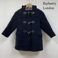 バーバリーロンドン キッズ ダッフル コート ジャケット フード付き ウール 裏地チェック トグルボタン 子供服 bn880-443-28 ガールズ 110cm ISItems【USED】【古着】【中古】50147227