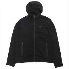 アークテリクス ARC'TERYX カイヤナイト フーディ KYANITE HOODY ジップアップ パーカー ジャケット ブルゾン ロゴ 裏起毛 ストレッチ L 黒 ブラック メンズ