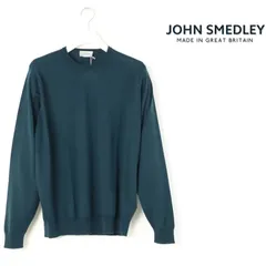 新品 JOHN SMEDLEY ジョンスメドレー 【 ジョンスメ 】 SCANLAN クルーネック長袖ニットプルオーバー 30G MODERN FITL # 390