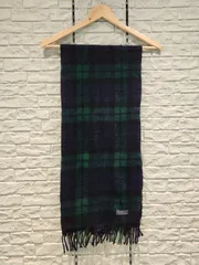 ㉛ Burberrys of LONDON カシミアチェックマフラー バーバリー 英国製 ブラックウォッチ