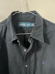 POLO RALPH LAUREN ポロラルフローレン ブラック 105 オーバーサイズ ボタンダウン 韓国国内店舗購入