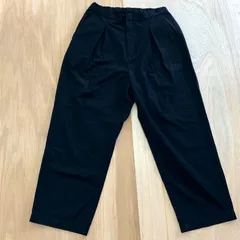 SENSE OF PLACE／センスオブプレイス【M】タックワイドパンツ 黒 ワイドシルエット きれいめ ボトムス アーバンリサーチ