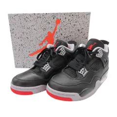 【中古】NIKE ナイキ エアジョーダン4 レトロ Bred Reimagined FV5029-006 ブラック レッド セメント メンズ スニーカー バスケットシューズ 限定モデル A2504860 【無料ギフトラッピング承ります】