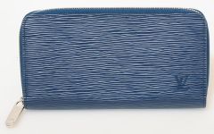 IC/箱/袋付] ヴィトン 長財布 デニム ジッピーウォレット NM A265