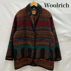 ウールリッチ 90s USA製 ショールカラー ネイティブ ボーダー ウール ブランケット コート ジャケット レディース L ISItems【USED】【古着】【中古】50147813のサムネイル